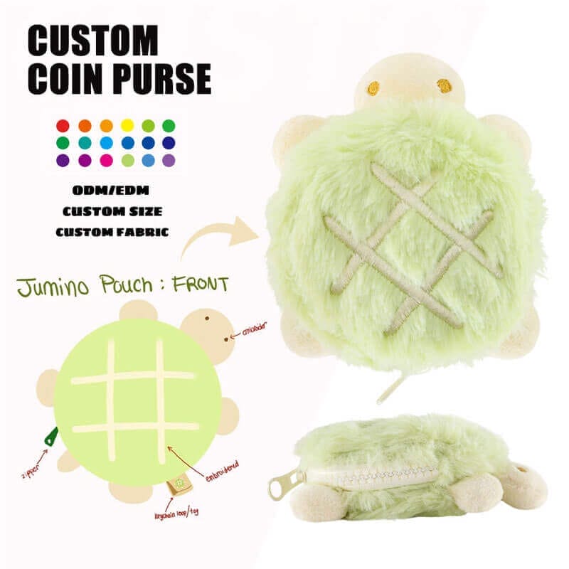 Custom Plush Coin Purses