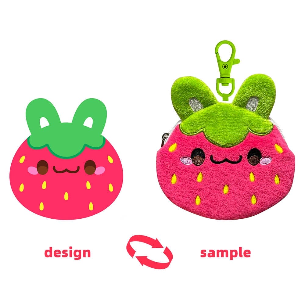 Custom Plush Coin Purses