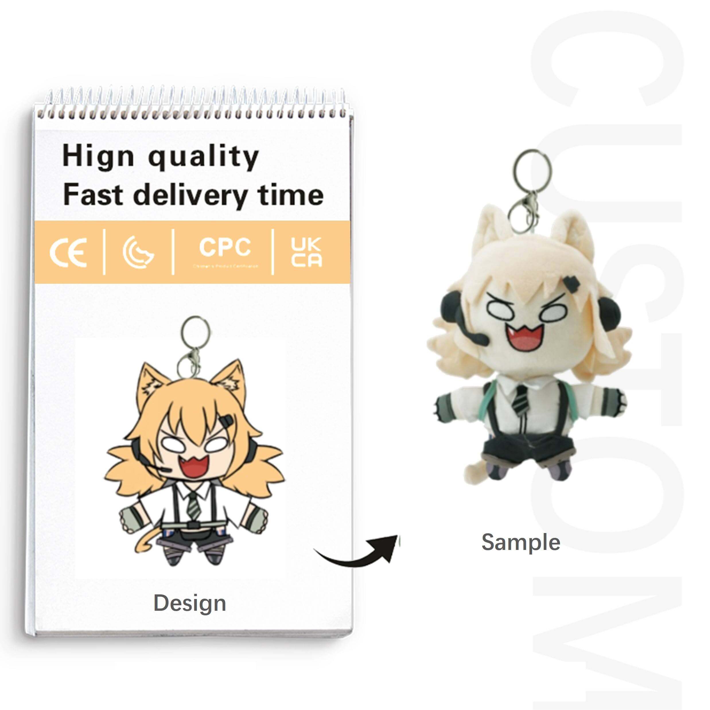 Custom Plush Keychains