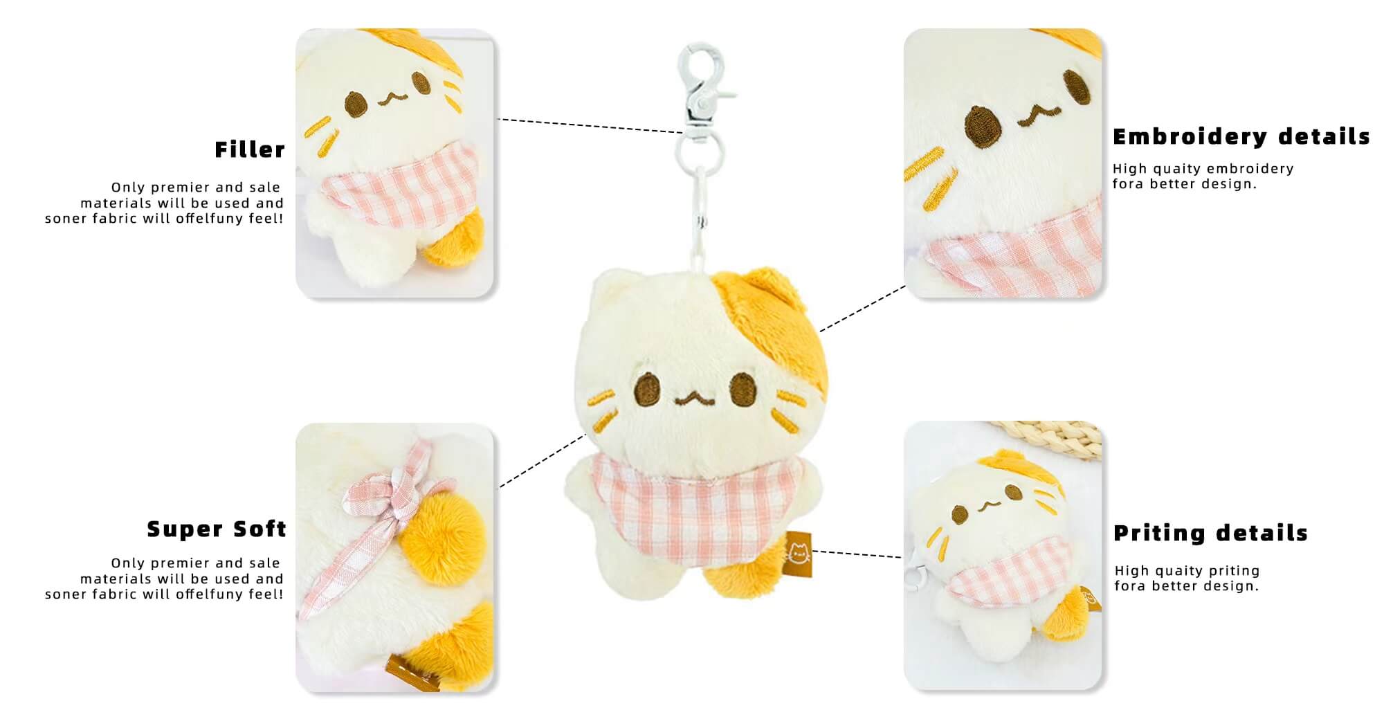 Custom Plush Keychains