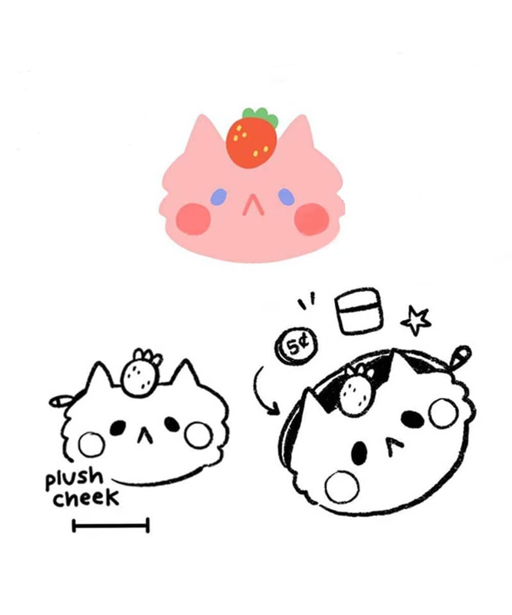 Custom Plush Coin Purses