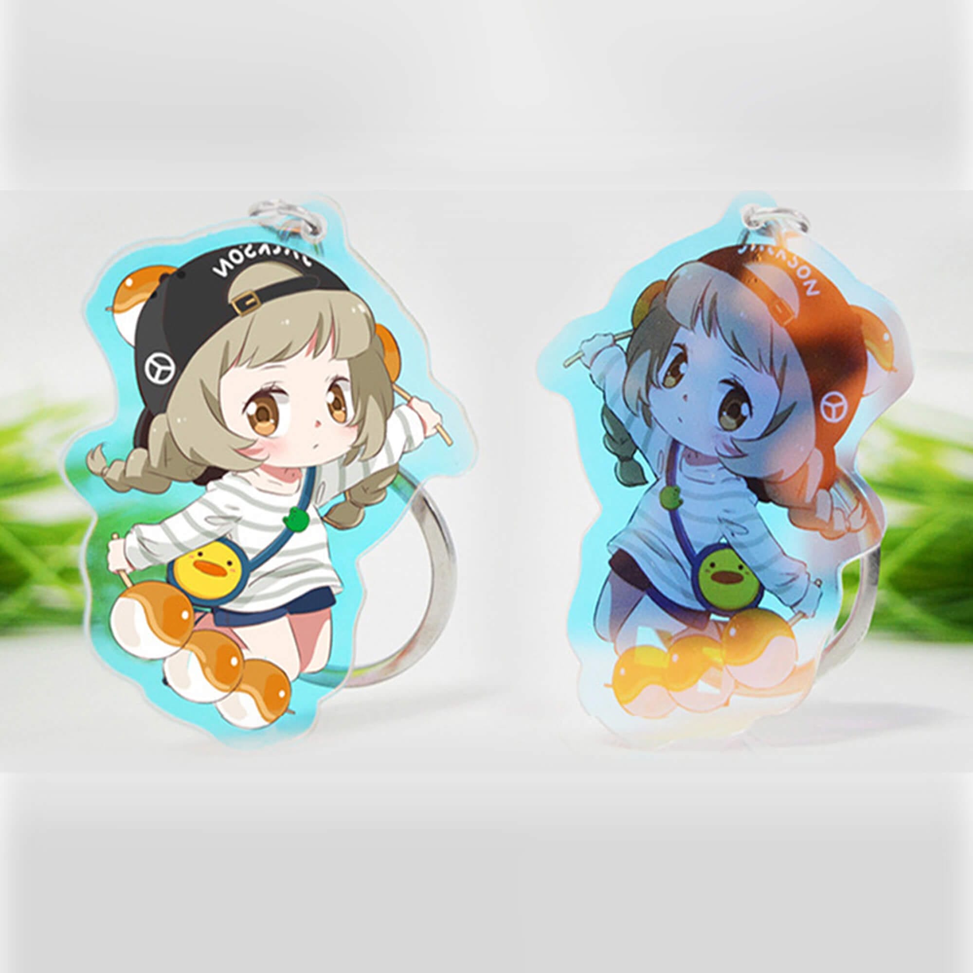 Single-layer rainbow, double-sided pattern