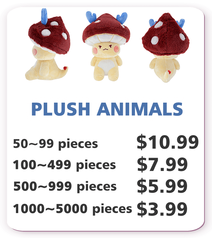 Plush animals