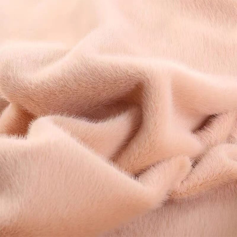 Jade Rabbit Plush Fabric