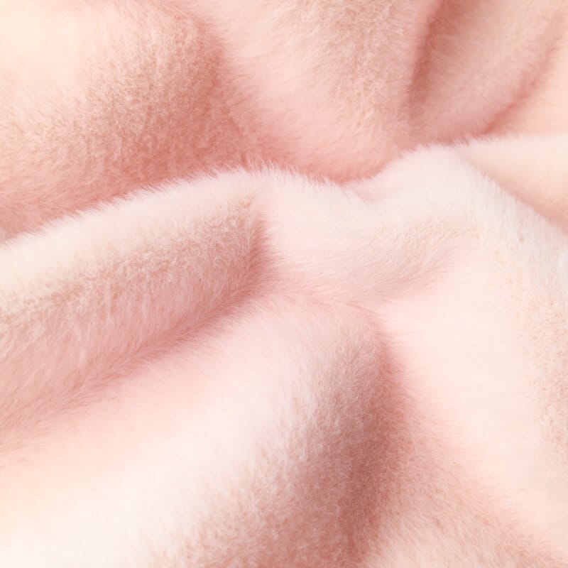 Golden mink-like fabric